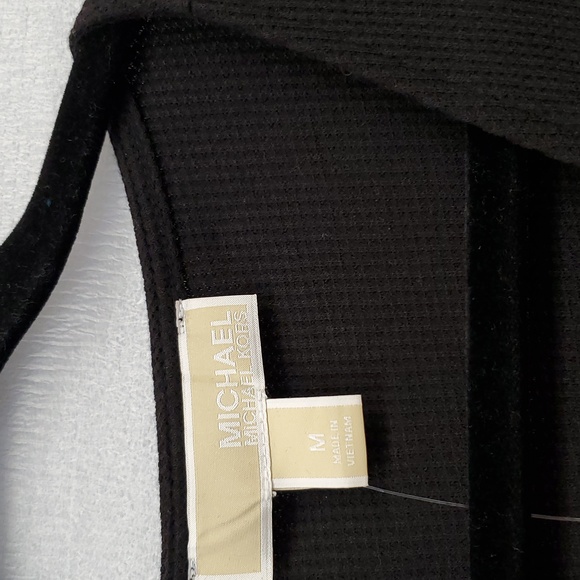 NWT Michael Kors Faux Wrap Romper Black Thermal M - Picture 5 of 14
